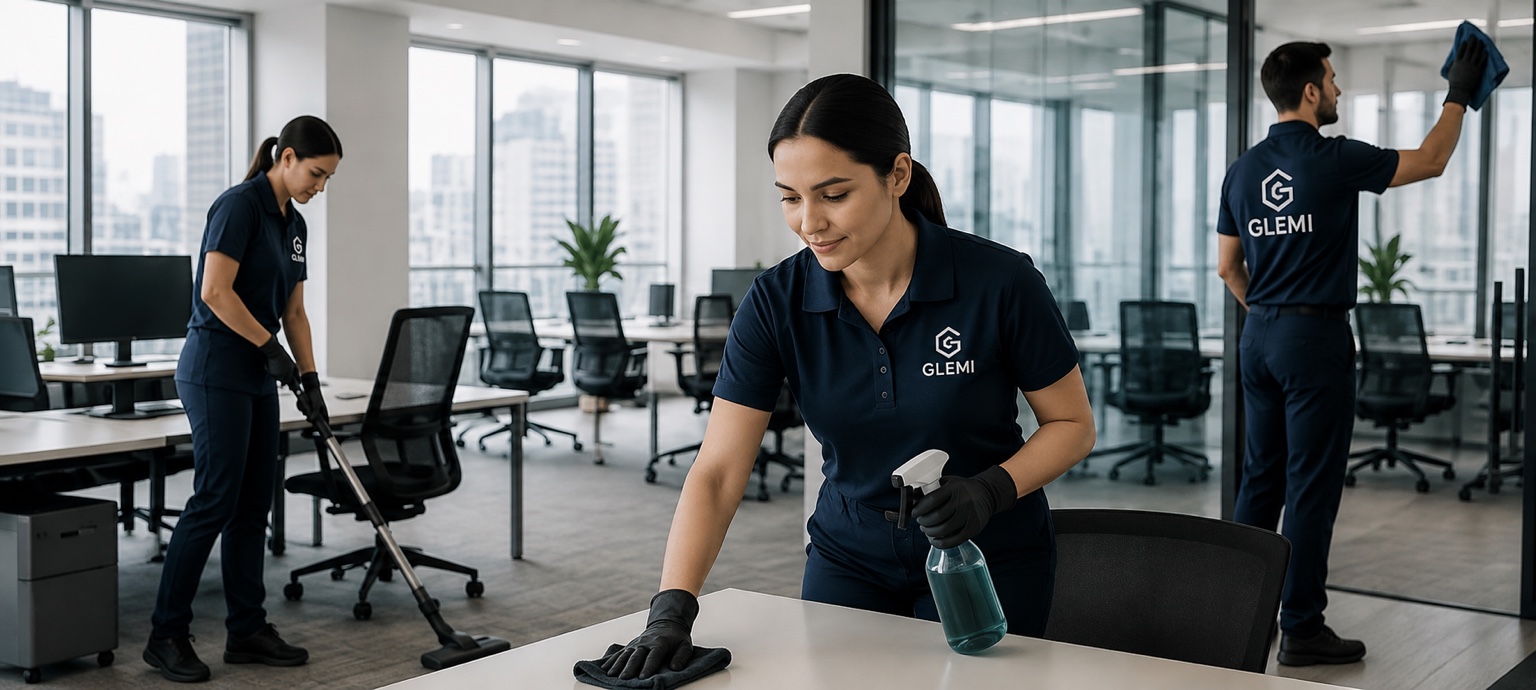 GLEMI Commercial Cleaning in an office