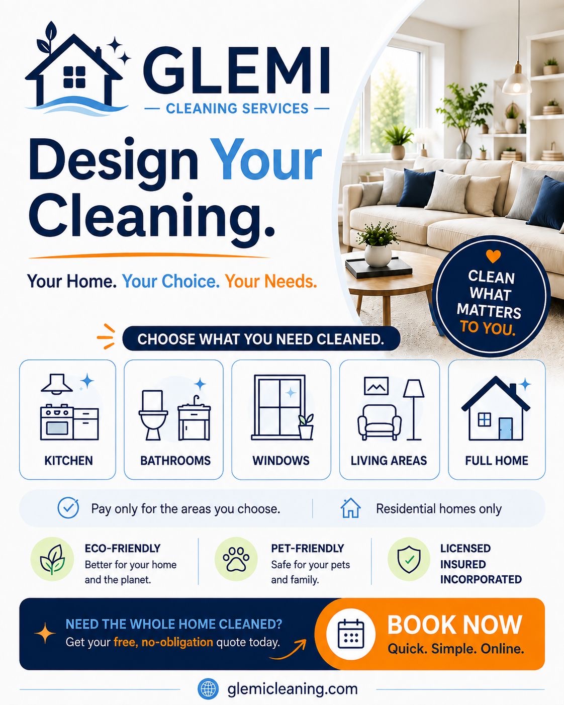 GLEMI Design Your Cleaning